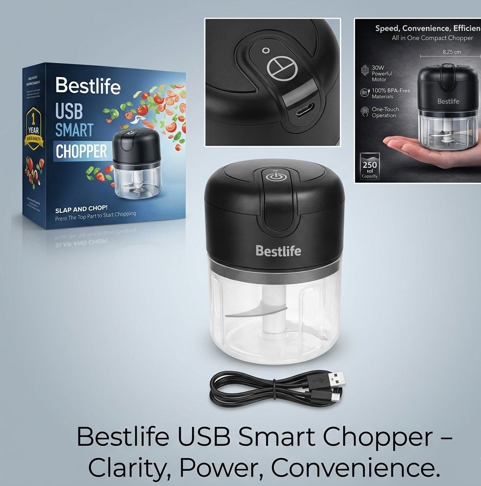 Rechargeable Electric Chopper